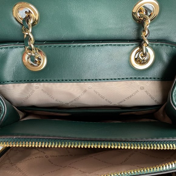 Michael Kors Emerald Quilted Backpack